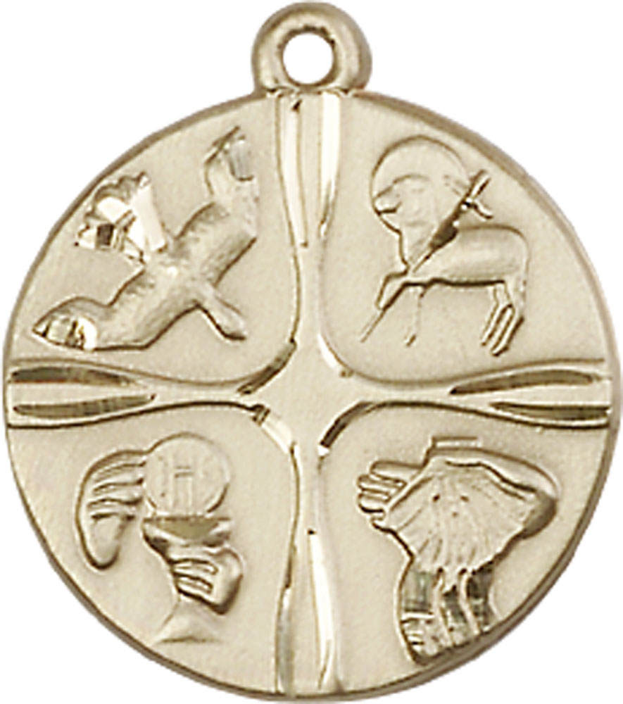 14kt Gold Filled Christian Life Medal