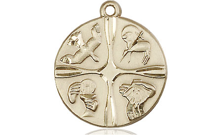 14kt Gold Filled Christian Life Medal