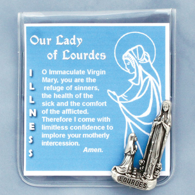 Our Lady Of Lourdes Illness Prayer Folder