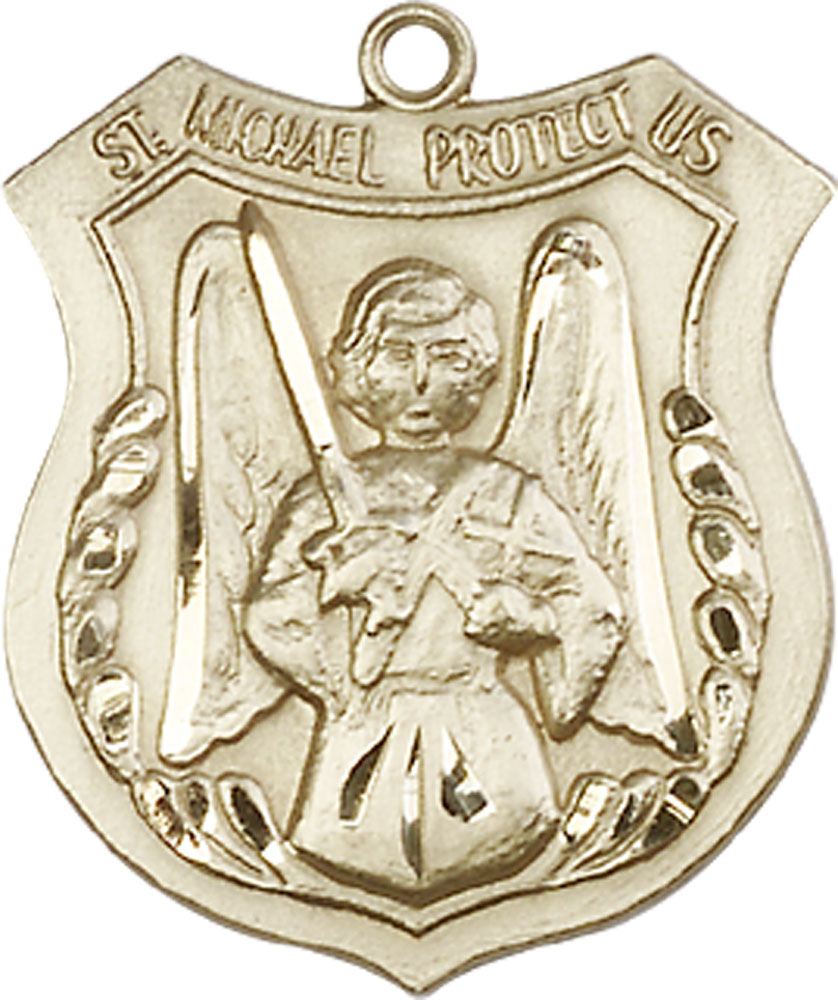 14kt Gold Filled Saint Michael the Archangel Medal