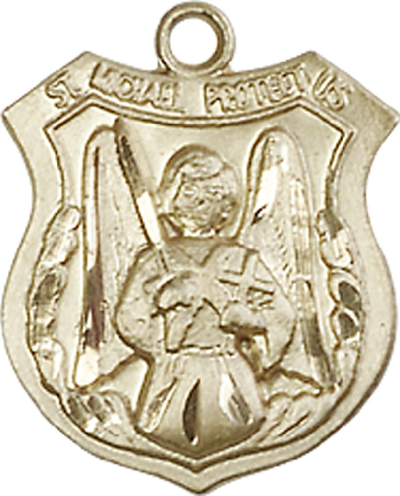 14kt Gold Filled Saint Michael the Archangel Medal