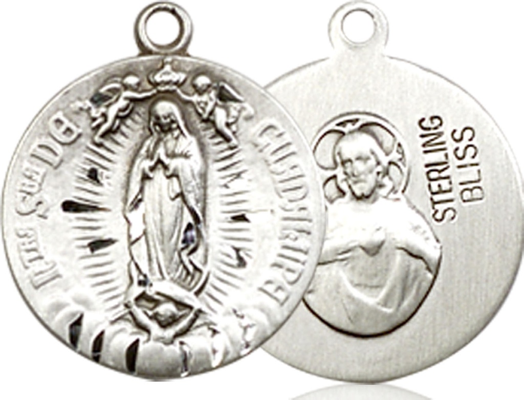 Sterling Silver Our Lady of Guadalupe Medal