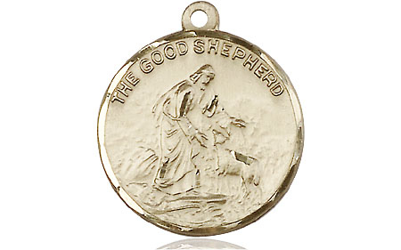 14kt Gold Filled Good Shepherd Medal