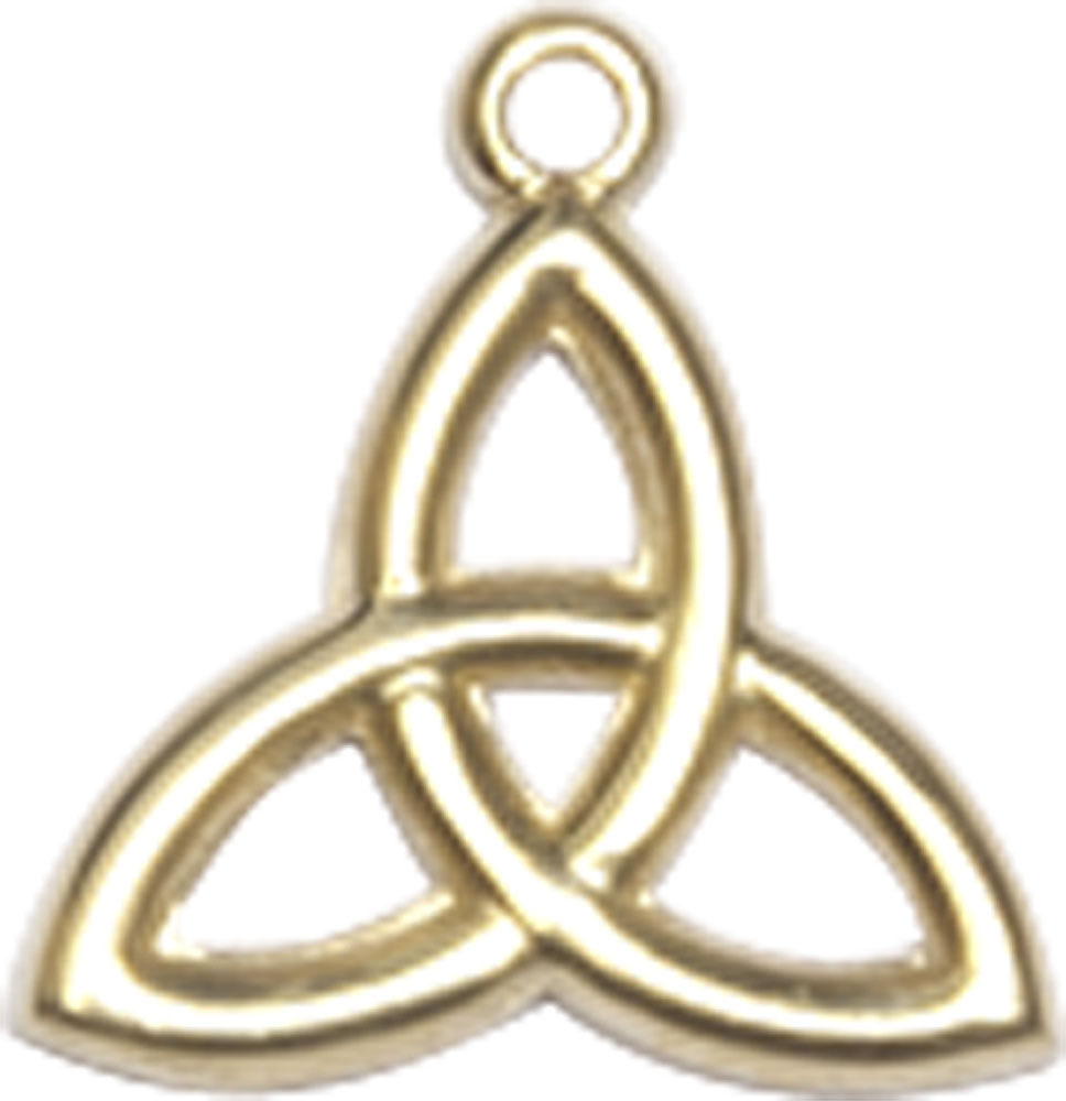 14kt Gold Filled Trinity Irish Knot Medal