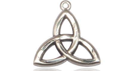 Sterling Silver Trinity Irish Knot Medal