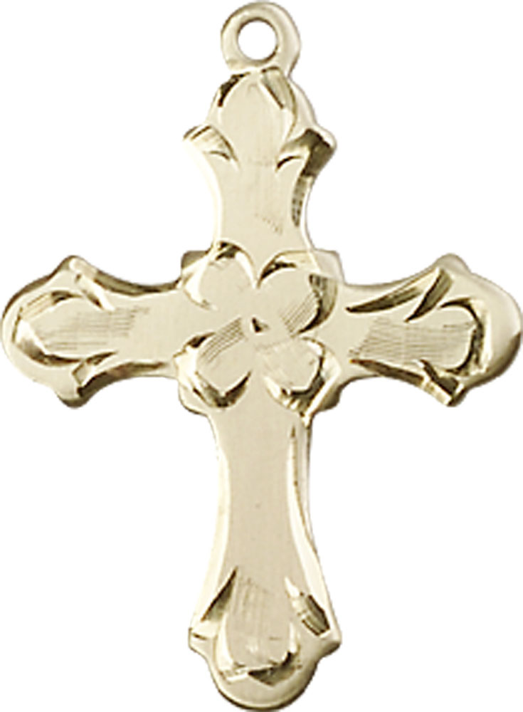 14kt Gold Cross Medal