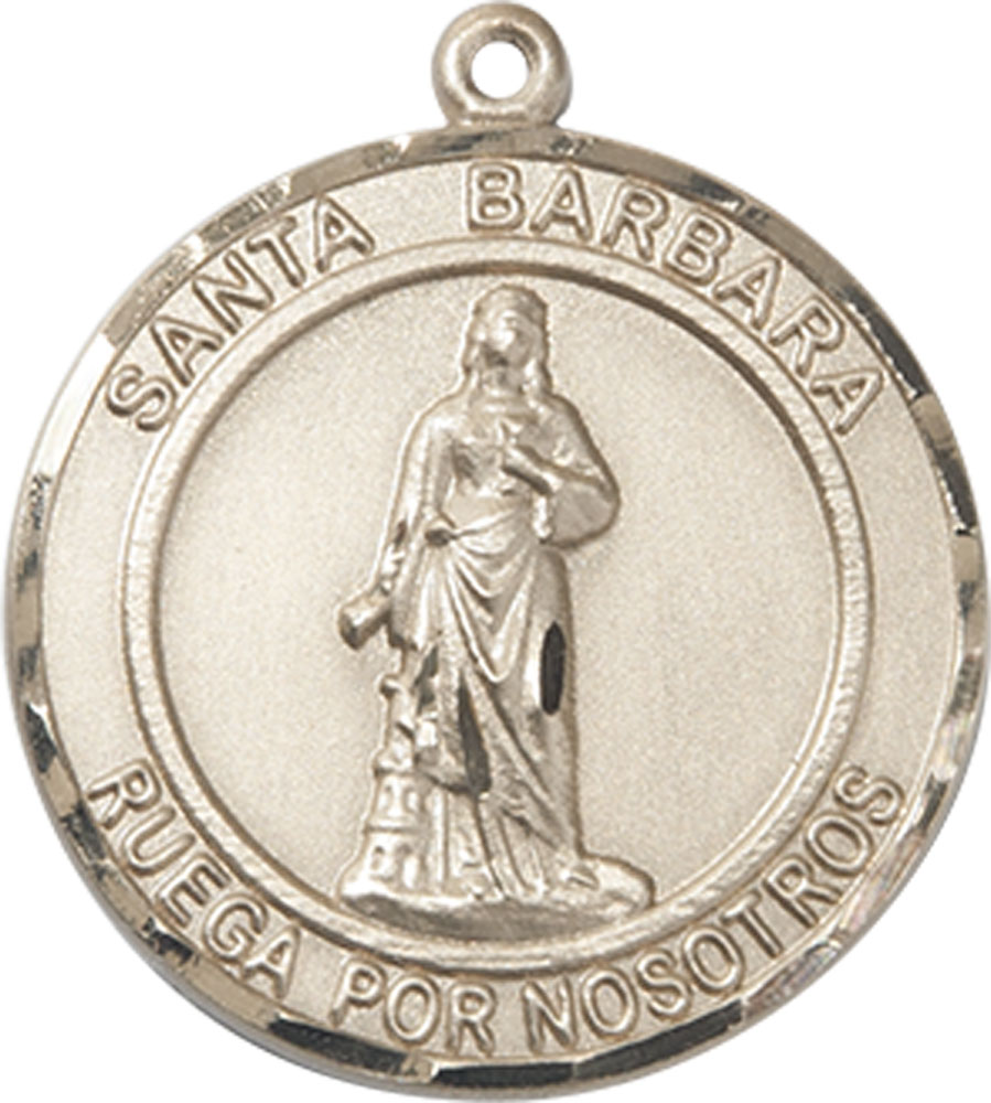 14kt Gold Filled Santa Barbara Medal