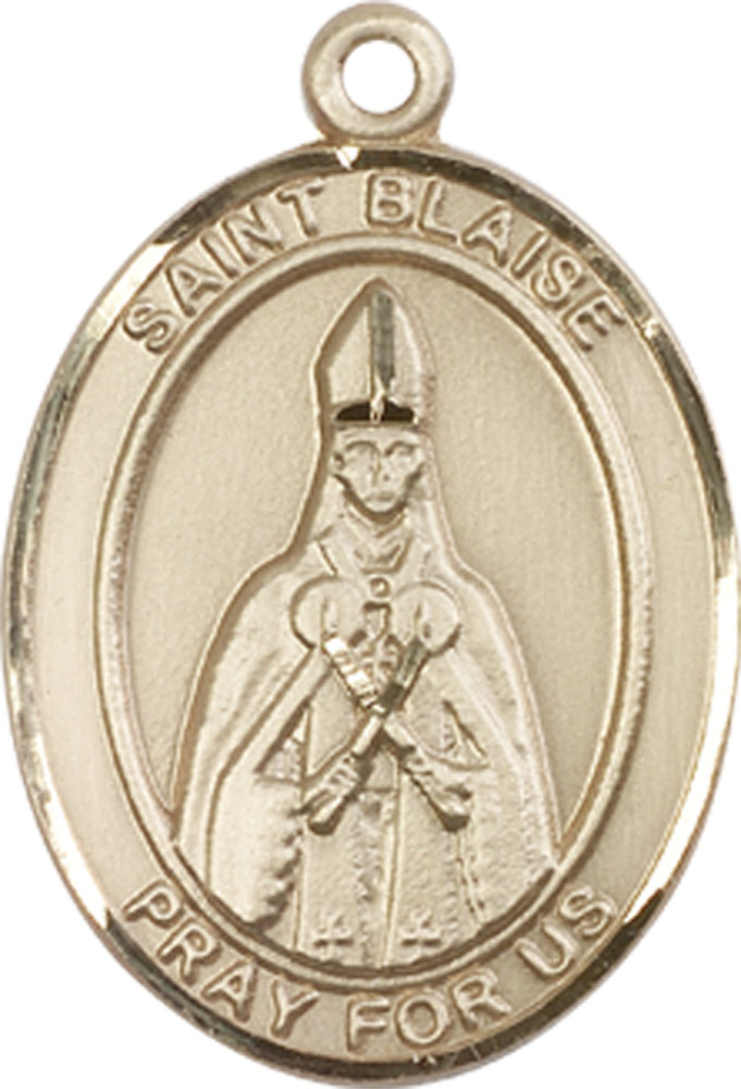 14kt Gold Filled Saint Blaise Medal