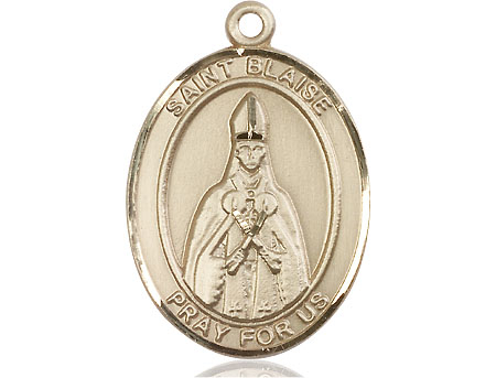 14kt Gold Filled Saint Blaise Medal