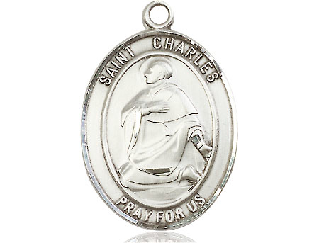 Sterling Silver Saint Charles Borromeo Medal