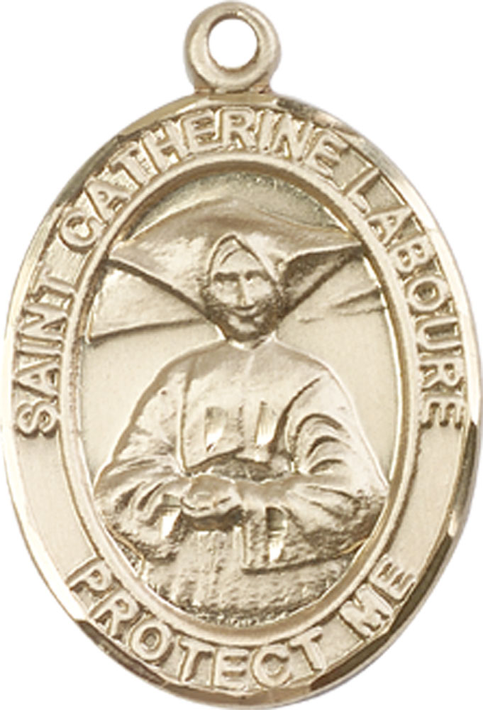 14kt Gold Filled Saint Catherine Laboure Medal