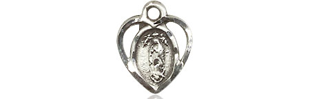 Sterling Silver Our Lady of la Salette Medal