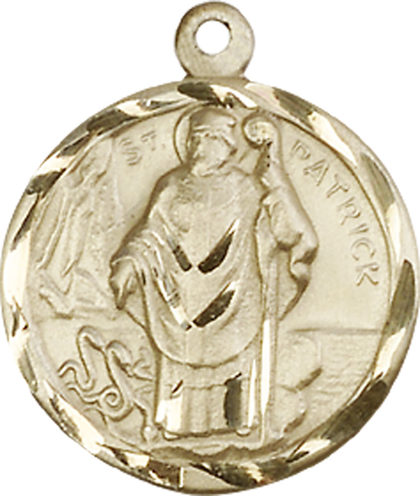 14kt Gold Filled Saint Patrick Medal