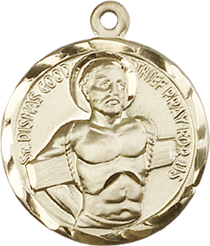 14kt Gold Filled Dismas Medal