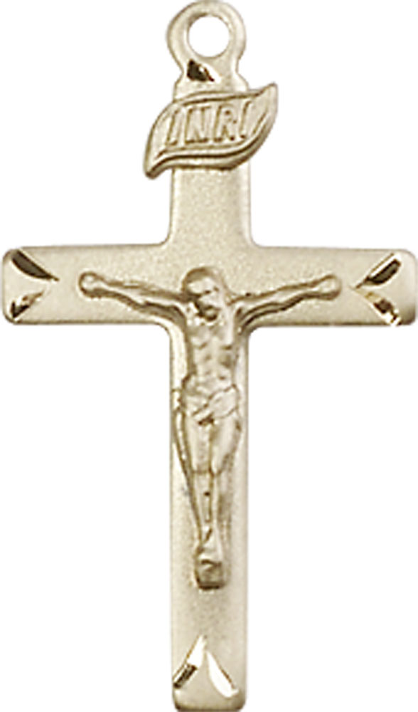 14kt Gold Filled Crucifix Medal