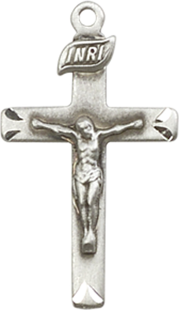 Sterling Silver Crucifix Medal