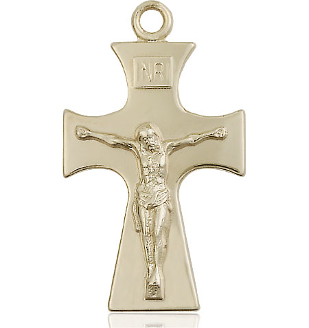14kt Gold Filled Celtic Crucifix Medal