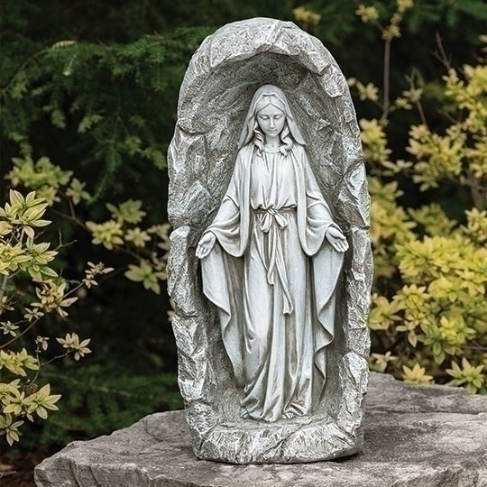 18.75"H Led Solar Our Lady Of Grace