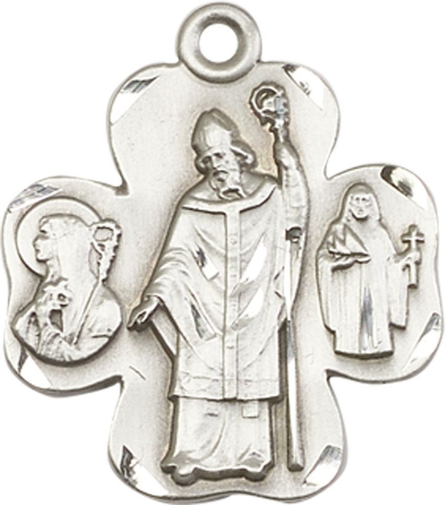 Sterling Silver Irish Shamrock Medal