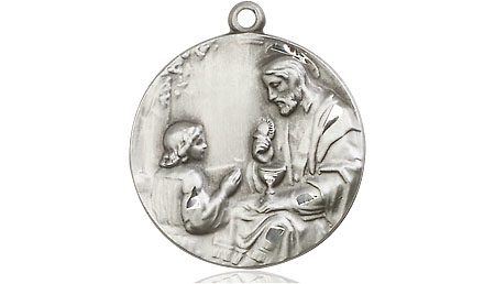 Sterling Silver Christ &amp; Child Medal