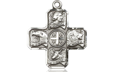 Sterling Silver Evangelist Medal