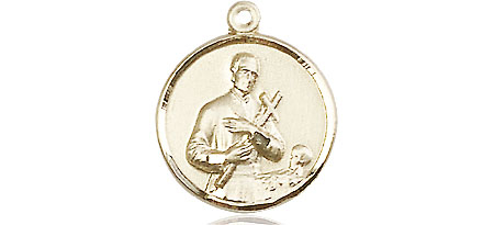 14kt Gold Saint Gerard Medal