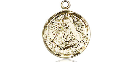 14kt Gold Saint Cabrini Medal