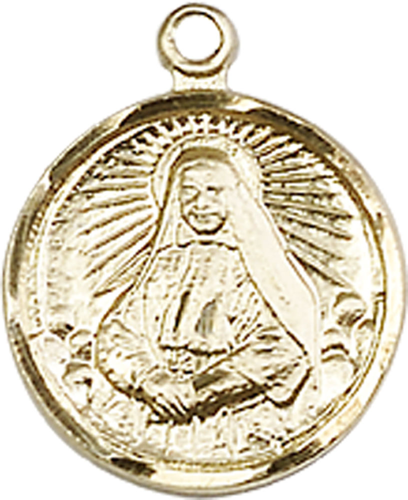14kt Gold Saint Cabrini Medal
