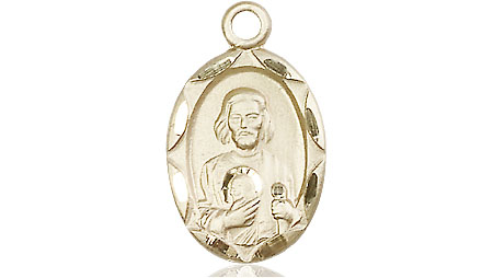 14kt Gold Saint Jude Medal