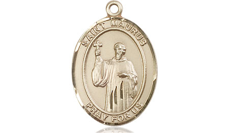 14kt Gold Saint Maurus Medal