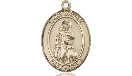 14kt Gold Saint Rachel Medal