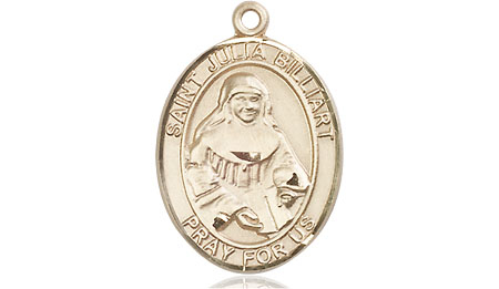 14kt Gold Saint Julia Billiart Medal