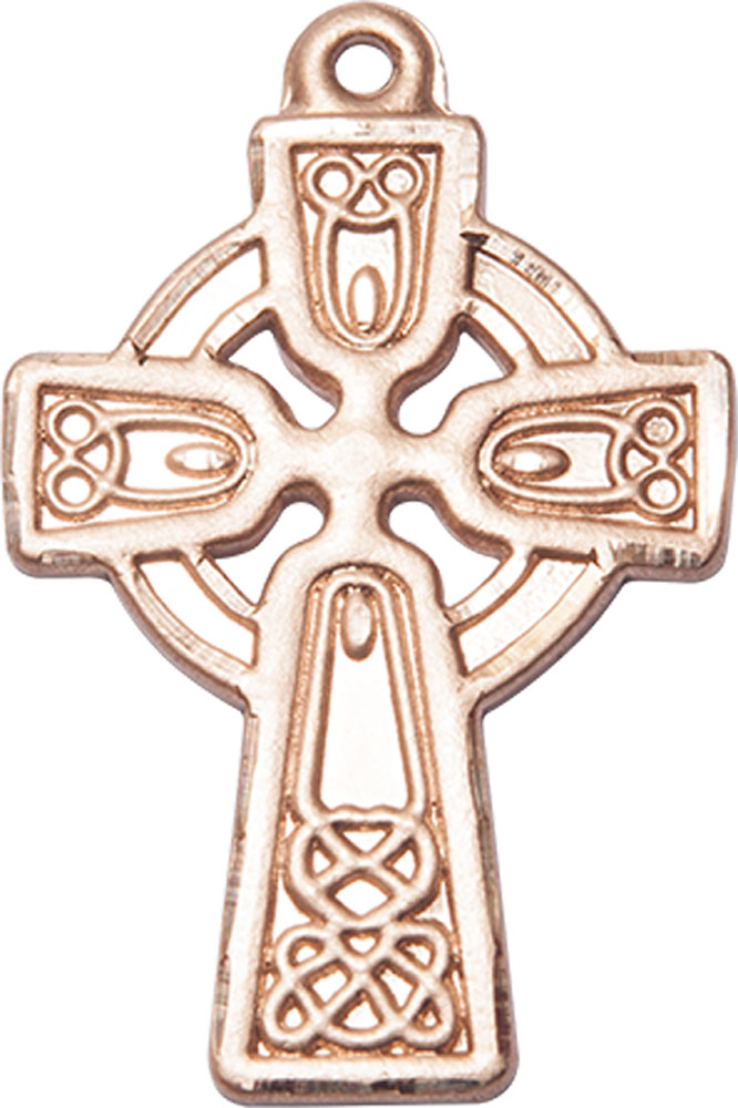 14kt Gold Filled Celtic Cross Medal