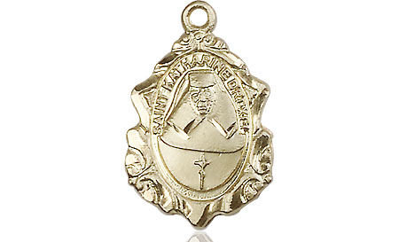 14kt Gold Saint Katharine Drexel Medal