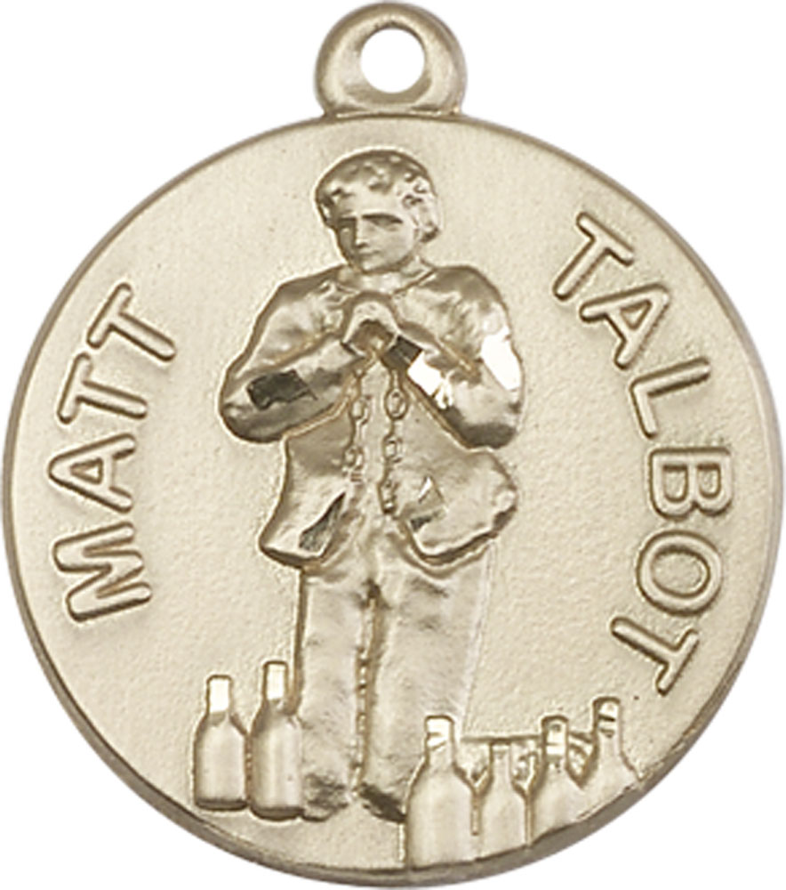 14kt Gold Matt Talbot Medal