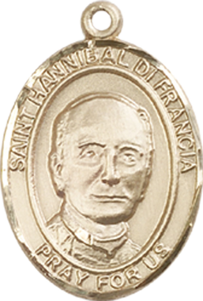 14kt Gold Saint Hannibal Medal