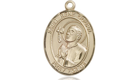 14kt Gold Saint Rene Goupil Medal