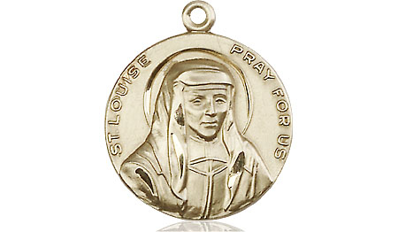 14kt Gold Saint Louise Medal