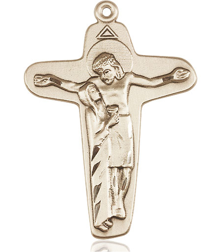 14kt Gold Filled Sorrowful Mother Crucifix Medal