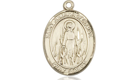 14kt Gold Saint Juliana Medal