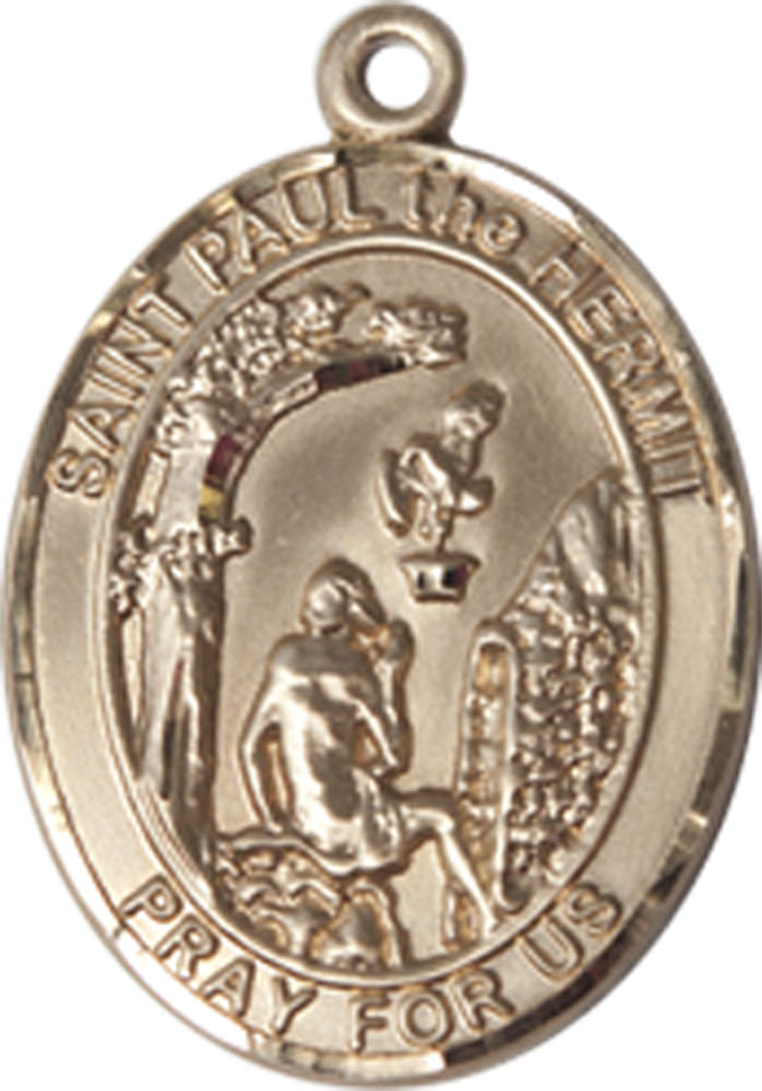 14kt Gold Paul the Hermit Medal
