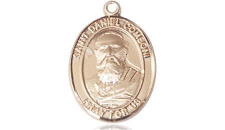 14kt Gold Saint Daniel Comboni Medal
