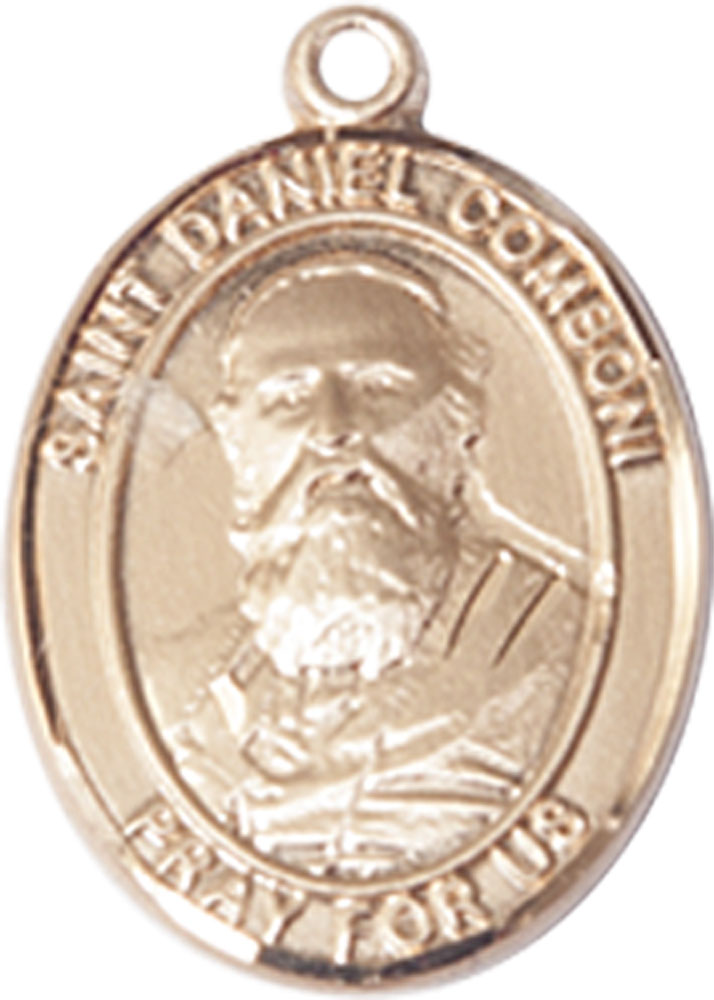 14kt Gold Saint Daniel Comboni Medal