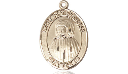 14kt Gold Blessed Jeannie Jugan Medal