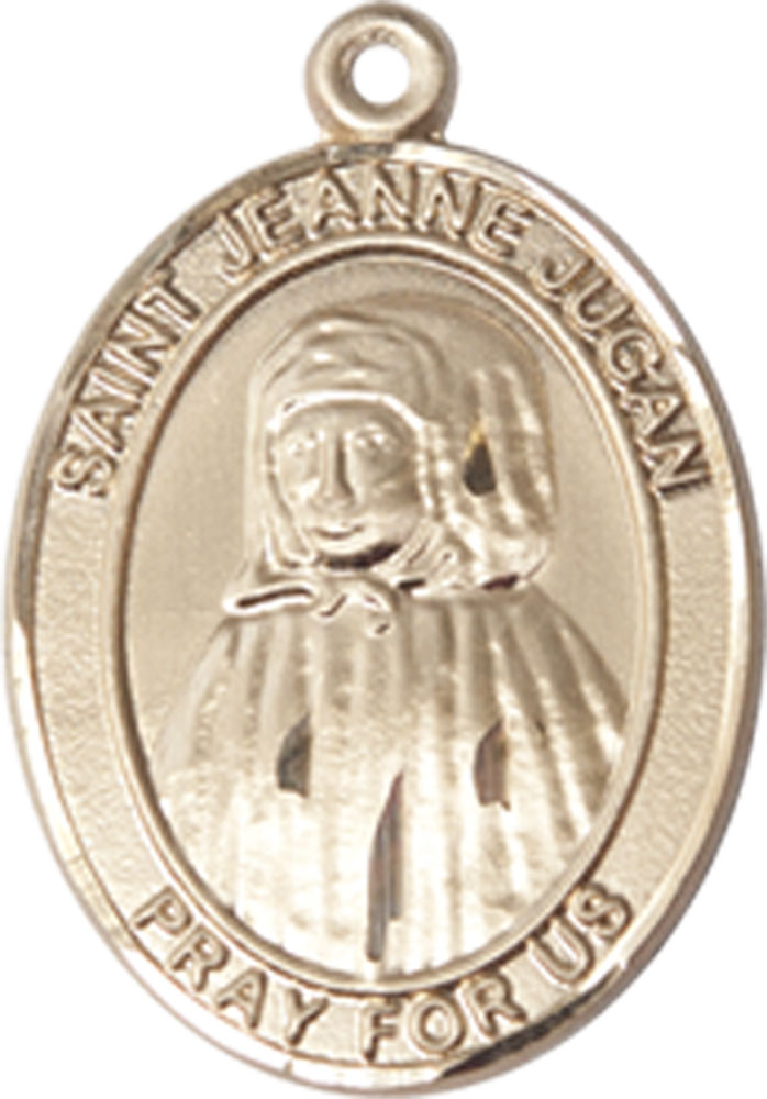 14kt Gold Blessed Jeannie Jugan Medal