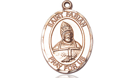 14kt Gold Saint Fabian Medal