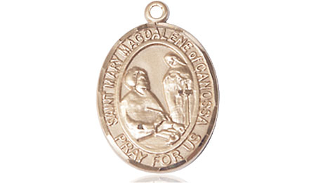 14kt Gold Saint Mary Magdalene of Canossa Medal