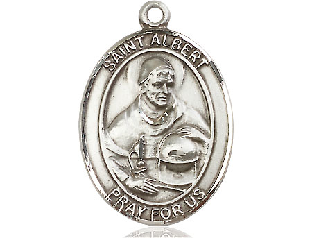 Sterling Silver Saint Albert the Great Medal