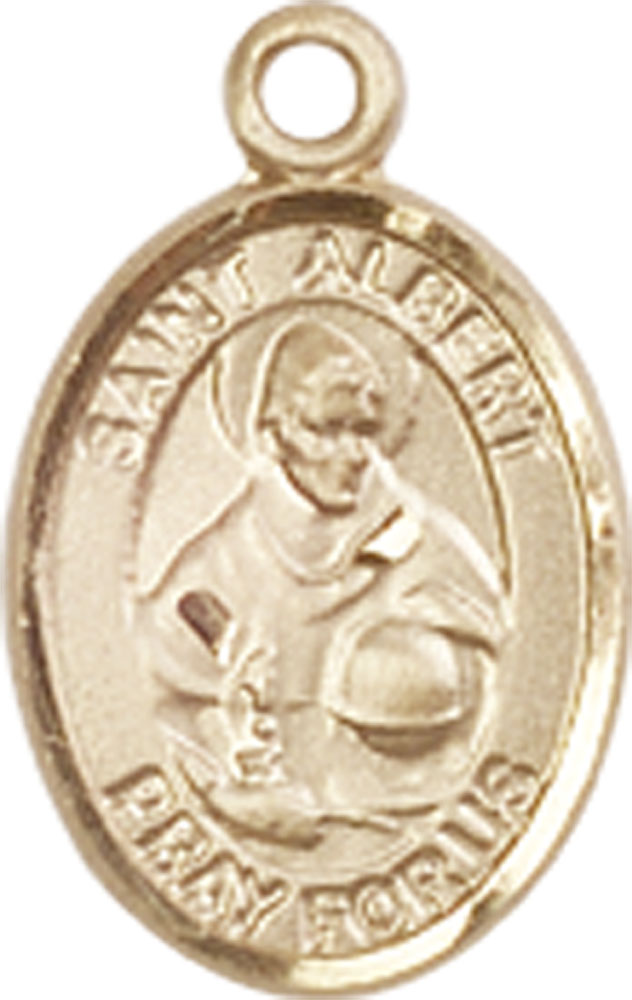 14kt Gold Saint Albert the Great Medal