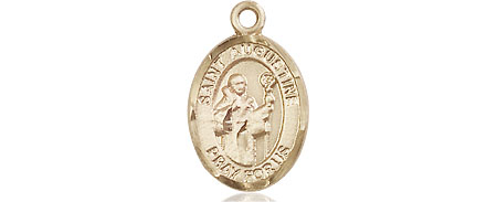 14kt Gold Saint Augustine Medal